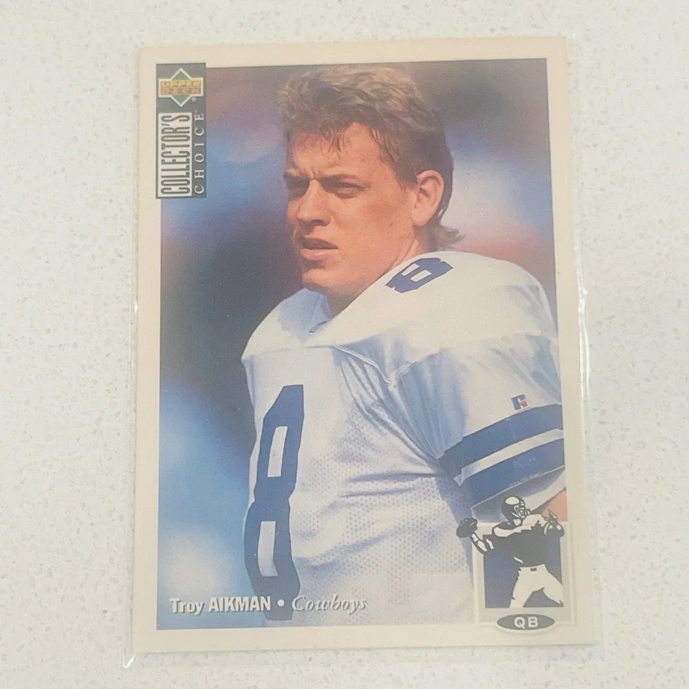 1994 Upper Deck Collector's Choice Troy Aikman 8 Dallas Cowboys Football Card